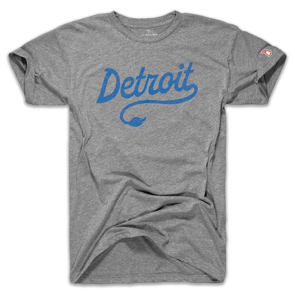 Gray Detroit Graphic T-Shirt